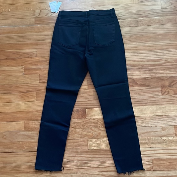 Free People Stella Black Hi Rise Skinny Jeans 31 B11 - Picture 6 of 10